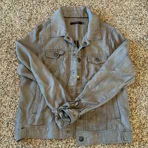 Tahari lightweight gray jacket